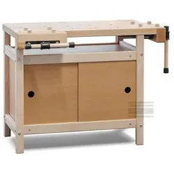 ANKE Kinder Werkbank aus Holz | mitwachsend