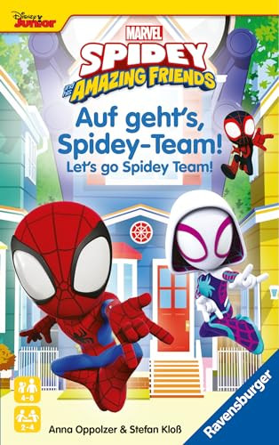 Ravensburger Spidey en zijn geweldige vrienden - Laten we gaan, Spidey Team! - Bordspel voor 2-4 spelers vanaf 4 jaar