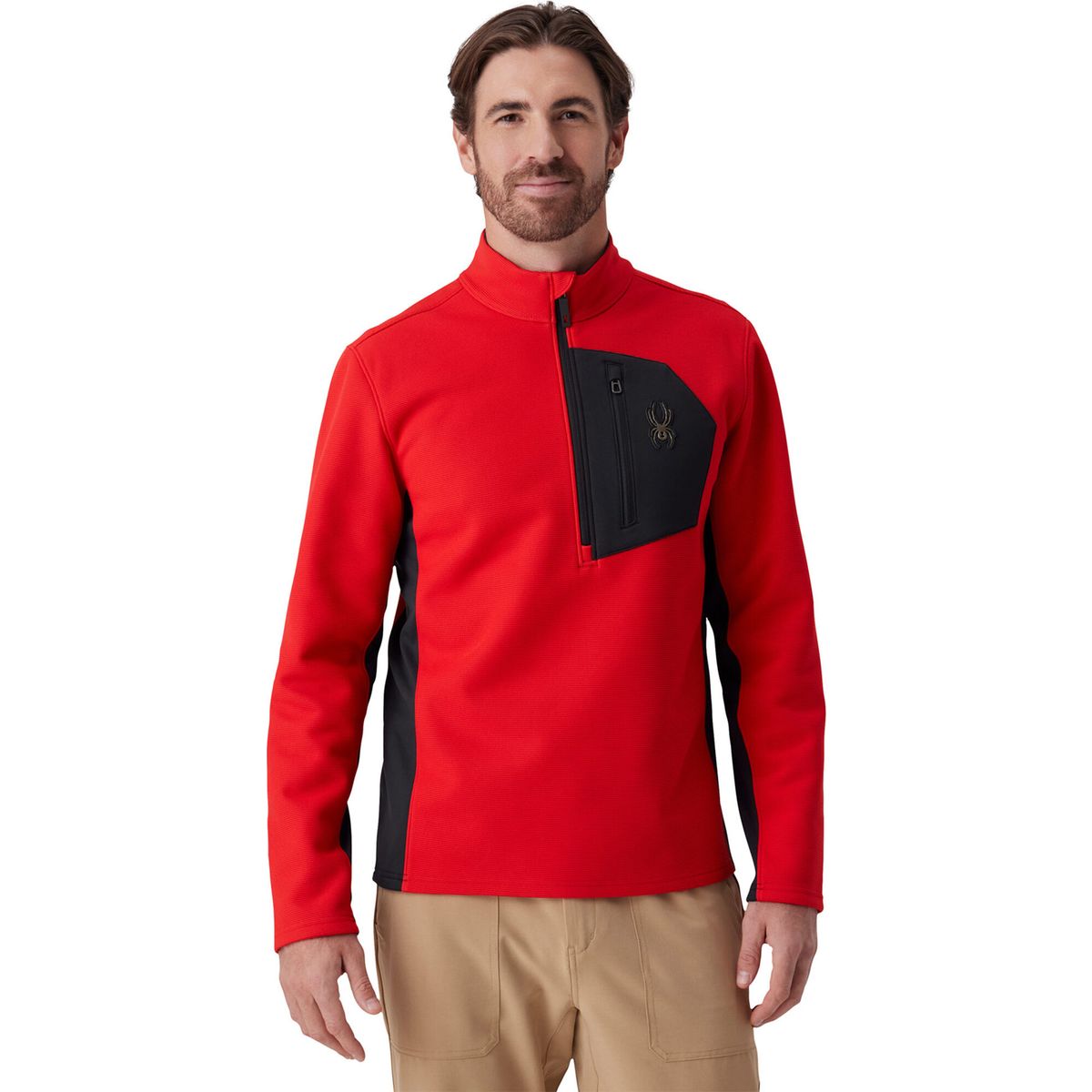 Spyder Bandit Sweater Fleece 1/2 Zip spyder red (SPR) XL 38A483603-SPR-XL