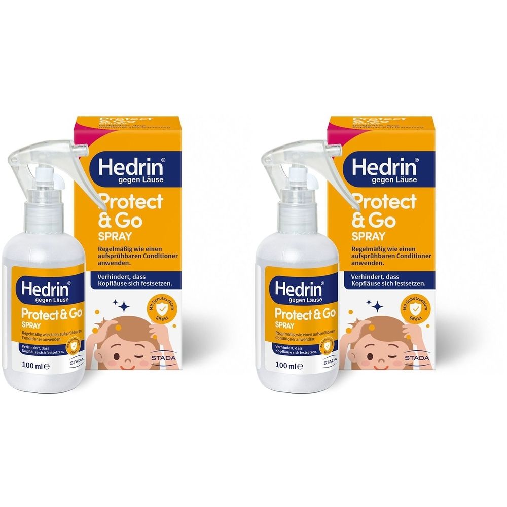 2x Hedrin Protect & Go Spray 2x100 ml