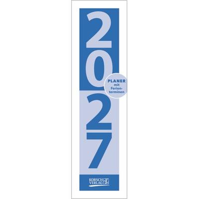 Streifenplaner Mini Blau 2027