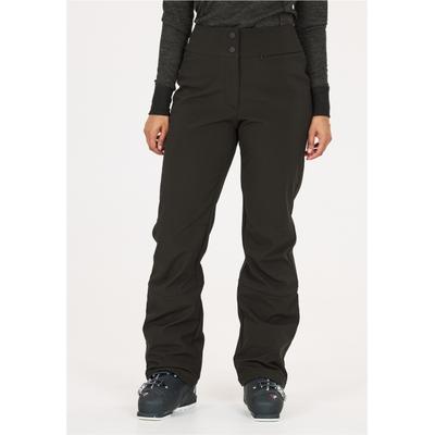 Skihose WHISTLER "Sierra", Damen, Gr. 38, EURO-Größen, schwarz, 6% Elasthan, 94% Polyester, unifarben, lang, Hosen Skihose, mit Slim-Fit-Passform
