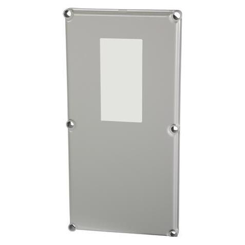 Fibox Wandschrankabdeckung EK Polycarbonat 560 x 280 x 30 mm mit Messfenster für EK Messschrank MSR (Gehäuse) (2550043)