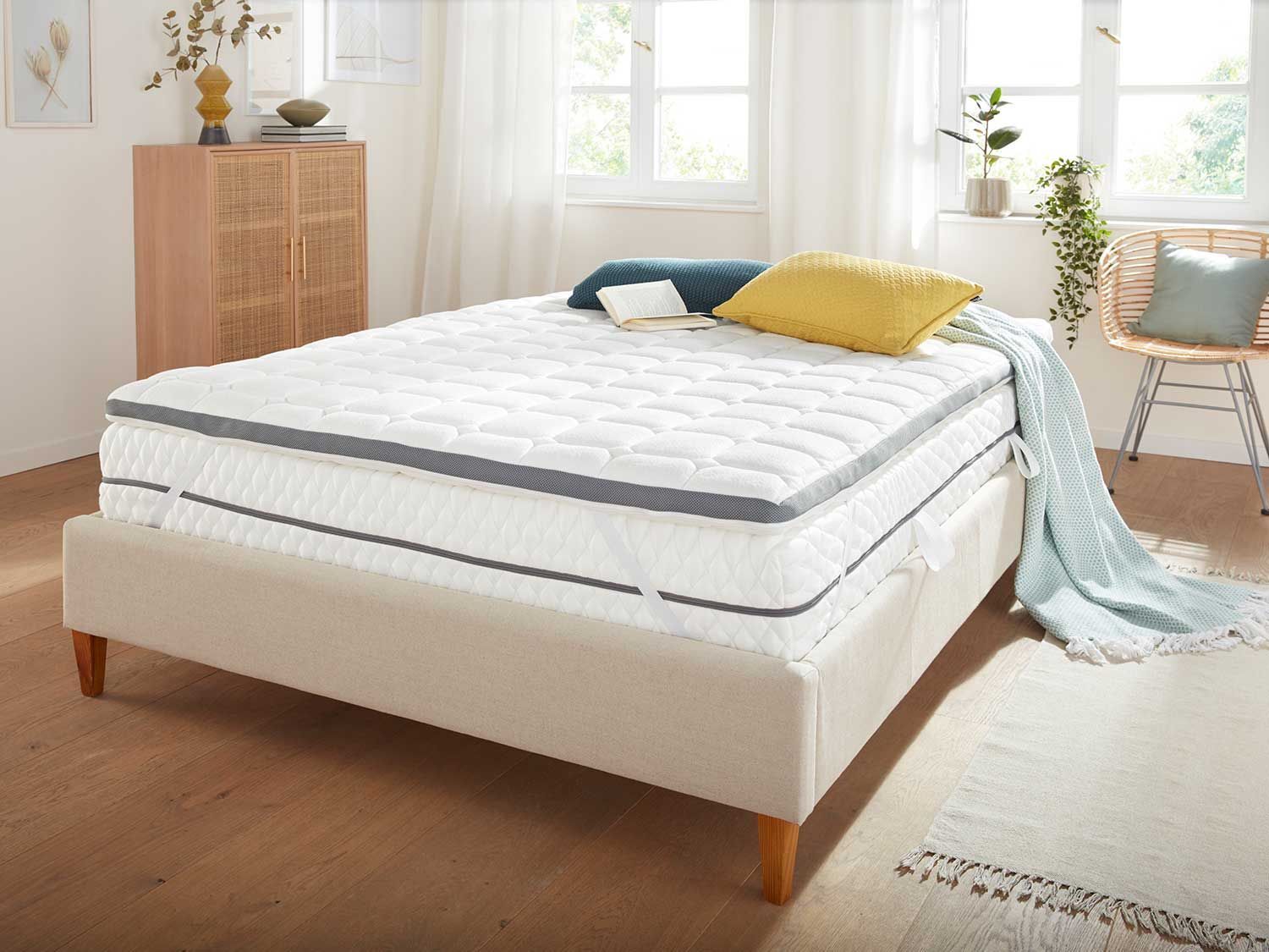 BADENIA TRENDLINE Topper «Visco-Premium», Kern aus Viscoschaum mit Memory-Effekt