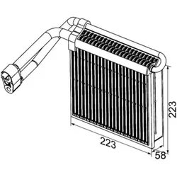 Verdampfer Klimaanlage MAHLE AE 98 000P für Ford C-Max Kuga I
