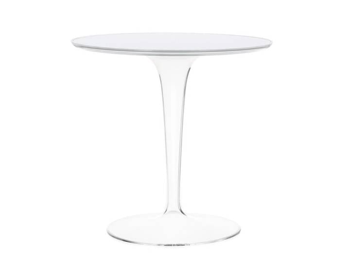 Kartell TIP TOP Beistelltisch rund transparent