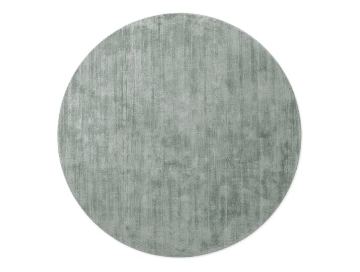 Tapis en viscose Noemi rond Bleu/Bleu clair Ø 150cm Coton/Viscose