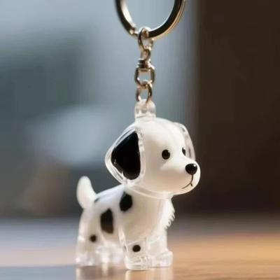 Inspired Living Pet Fur Keepsake Keychain For Dog Lovers Cute Hair Storage Bag Charm dog4