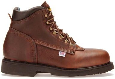 "Carolina Sarge Lo 6"" Domestic Work - Mens 13 Brown Boot D"