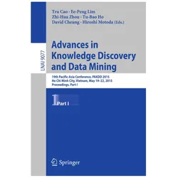 Advances in Knowledge Discovery and Data Mining, Fachbücher von Hiroshi Motoda, David Cheung, Tru Cao, Zhou Zhi-Hua, Lim Ee-Peng