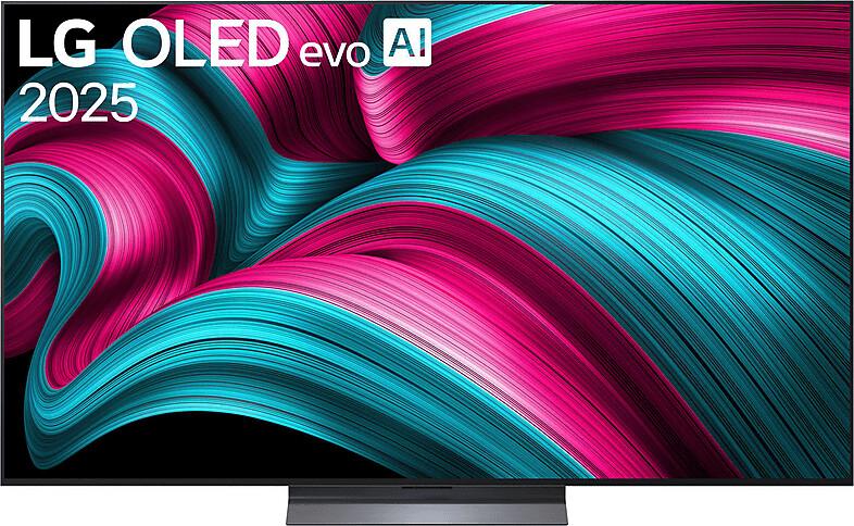 LG OLED65C57LA, 165,1 cm (65"), 3840 x 2160 Pixel, 4K Ultra HD, OLED, WLAN, Schwarz