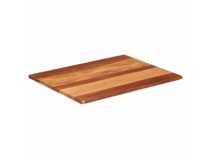 GKHPYURE Tischplatte aus massivem Akazienholz, 70 x 90 cm Dicke 25 – 27 mm, 2 Teile mit Holzstützen, Hochglanzlackierung, leicht zu reinigen