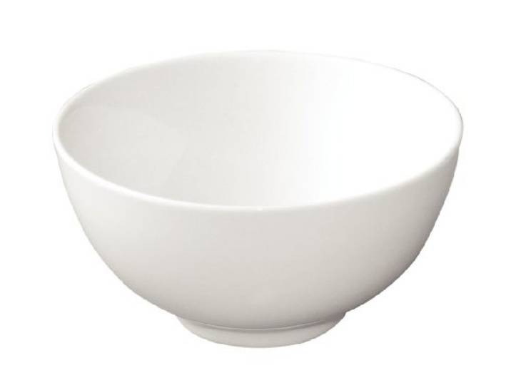 Olympia Whiteware Reisschalen-Set, 130 mm/5 Zoll / 390 ml/13,75 oz (12er-Pack), weißes Porzellan, Poke Bowl, Donburi Dish – ofen-, mikrowellen-, gefrier- und spülmaschinenfest, C253