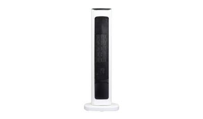 Keramik Heizlüfter NIVEN, 2000 W, 2 Heizstufen, horizontale Oszillation, LCD Touch-Funktion, Fernbedienung, schwarz-weiss