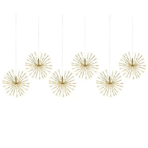 Lumineo LED Poolster Kerstverlichting met Ster-effect voor Tuin, Balkon of Terras (Set van 6)