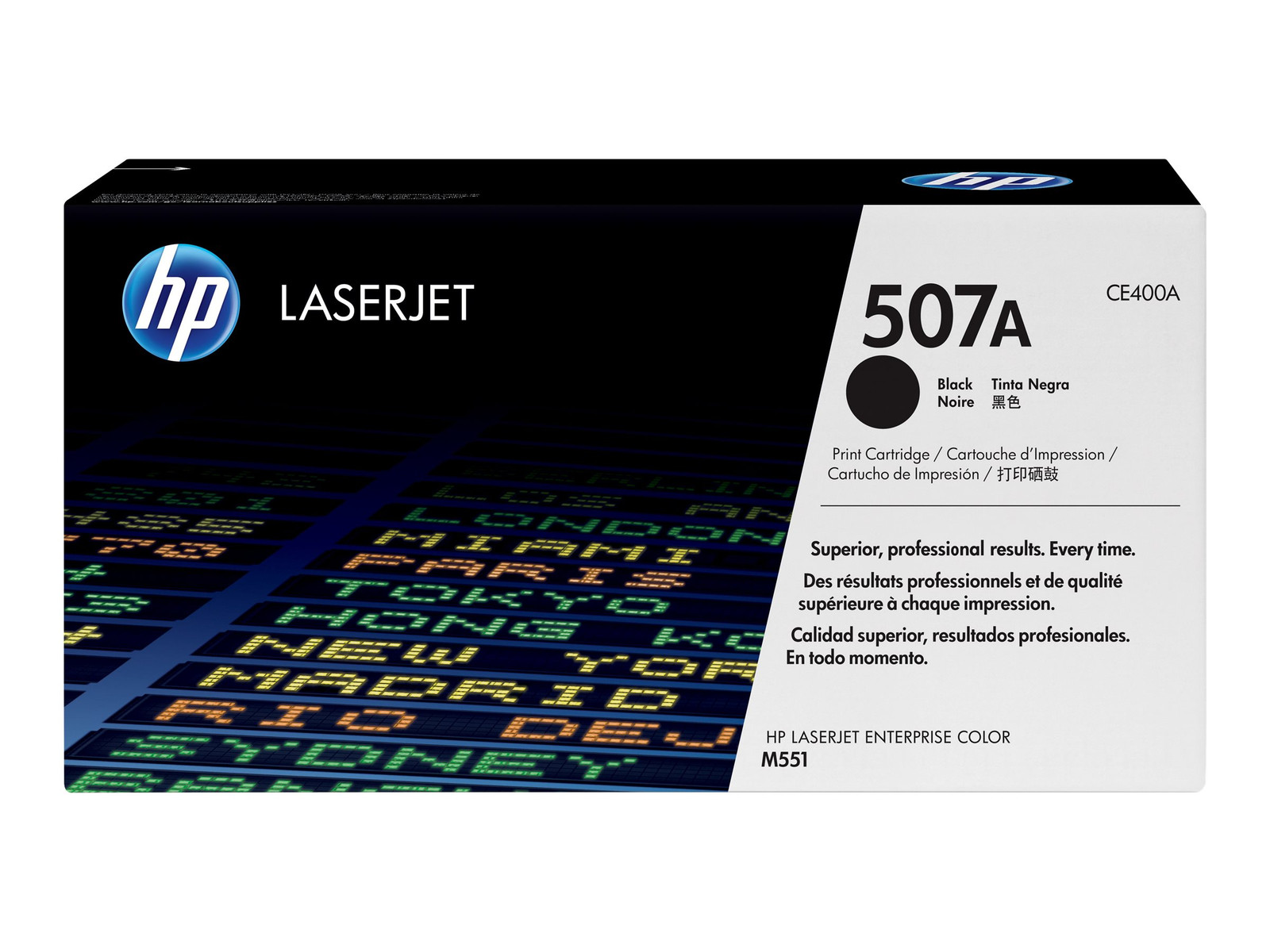HP Lasertoner CE400A, zwart