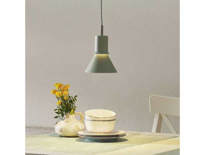 Design hanglamp Type 80, groen, Woon-/ Eetkamer, Aluminium, Design, hanglamp
