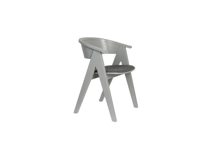 Fauteuil en bois gris NDSM