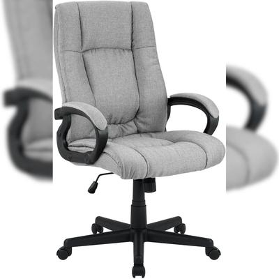 CLP Bürostuhl XL Sparta Stoff grau