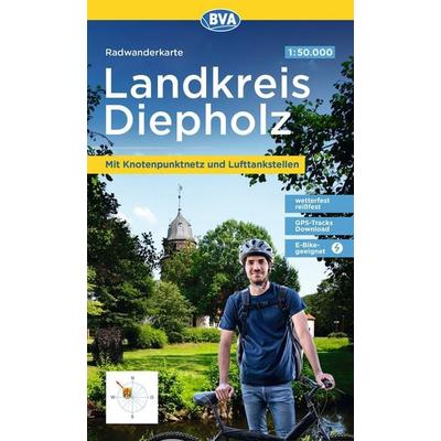BVA Radwanderkarte Landkreis Diepholz mit Knotenpunkten 1:50.000, Sonstige von , KOMPASS Freytag & Berndt, 978-3-96990-183-0