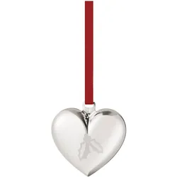 Georg Jensen, Christbaumschmuck, Weihnachtsherz Palladium