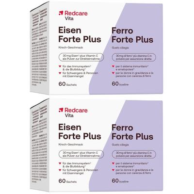 Redcare Eisen Forte Plus Direkt Pulver x2 2x60 St