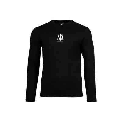 Longsleeve ARMANI EXCHANGE "Longsleeve T-SHIRT 1er Pack", Herren, Gr. L, schwarz, Obermaterial: 100% Baumwolle CO., Shirts