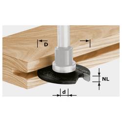 Festool 491040 Nutfräser Hartmetall Scheibe Länge 2 mm Produktabmessung, Ø 40 mm Arbeits-Länge 2 mm Schaftdurchmesser 6 mm