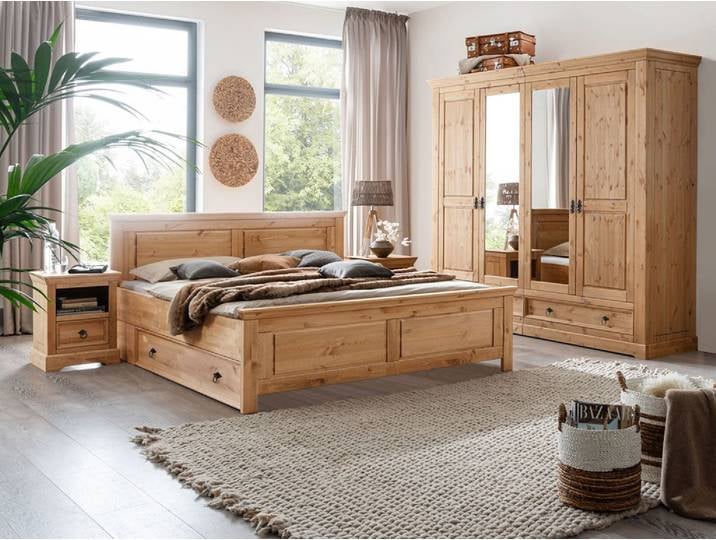 Schlafzimmer II 'Anne' Kiefer eichefarbig