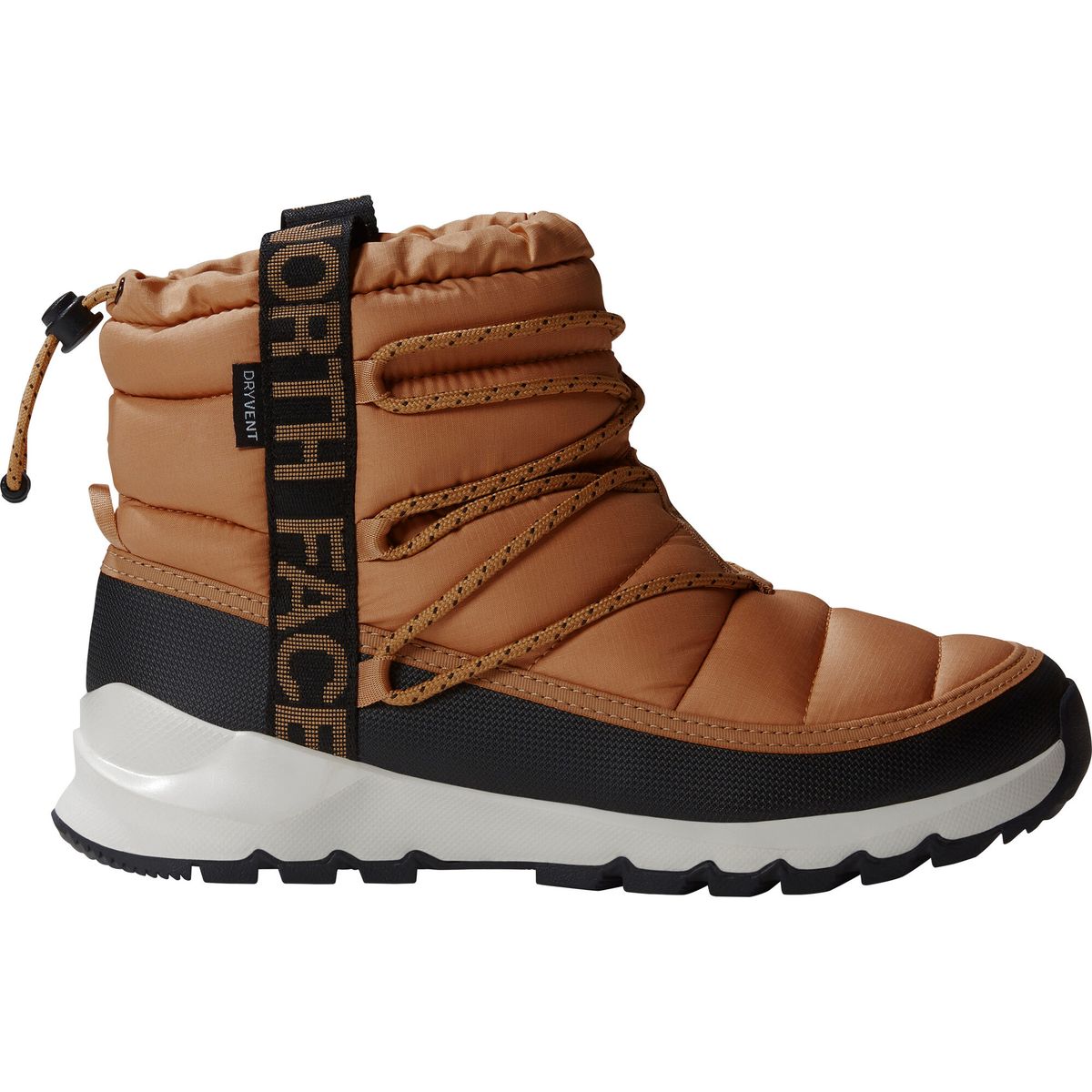 The North Face Womens Thermoball Lace UP WP almond butter/tnf black (KOM) 5 NF0A5LWDKOM-5