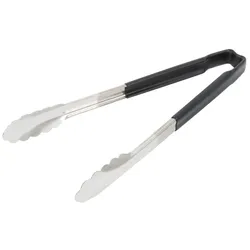 Servierzange aus Edelstahl schwarz 31cm (V-4781220 )