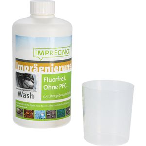 Impregno Textilimprägnierung Flourfrei, ohne PFC, für Waschmaschine, atmungsaktiv, Flasche 500ml