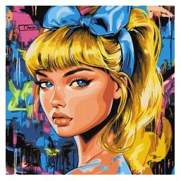 Ideyka Malen nach Zahlen - Modernes Aschenputtel 40x40 (66128771)