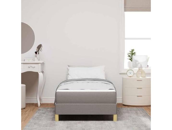 KTHLBRH Boxspringbett mit Matratze 80 x 200 cm Stoff Modernes Design, Stoffbezug, technisches Holz, bequem und gemütlich
