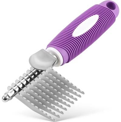 Uplift Essentials Pet Dematting Comb With Long Safety Blades For Dogs And Cats Pet Dematting Comb With Long Safety Blades For Dogs And Cats