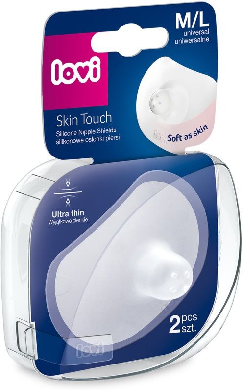 LOVI Silicone Nipple Shields protège-mamelons taille M/L 2 pcs