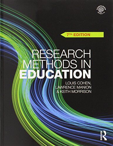 Louis Cohen - Research Methods in Education - Preis vom 09.10.2026 07:28:09 h