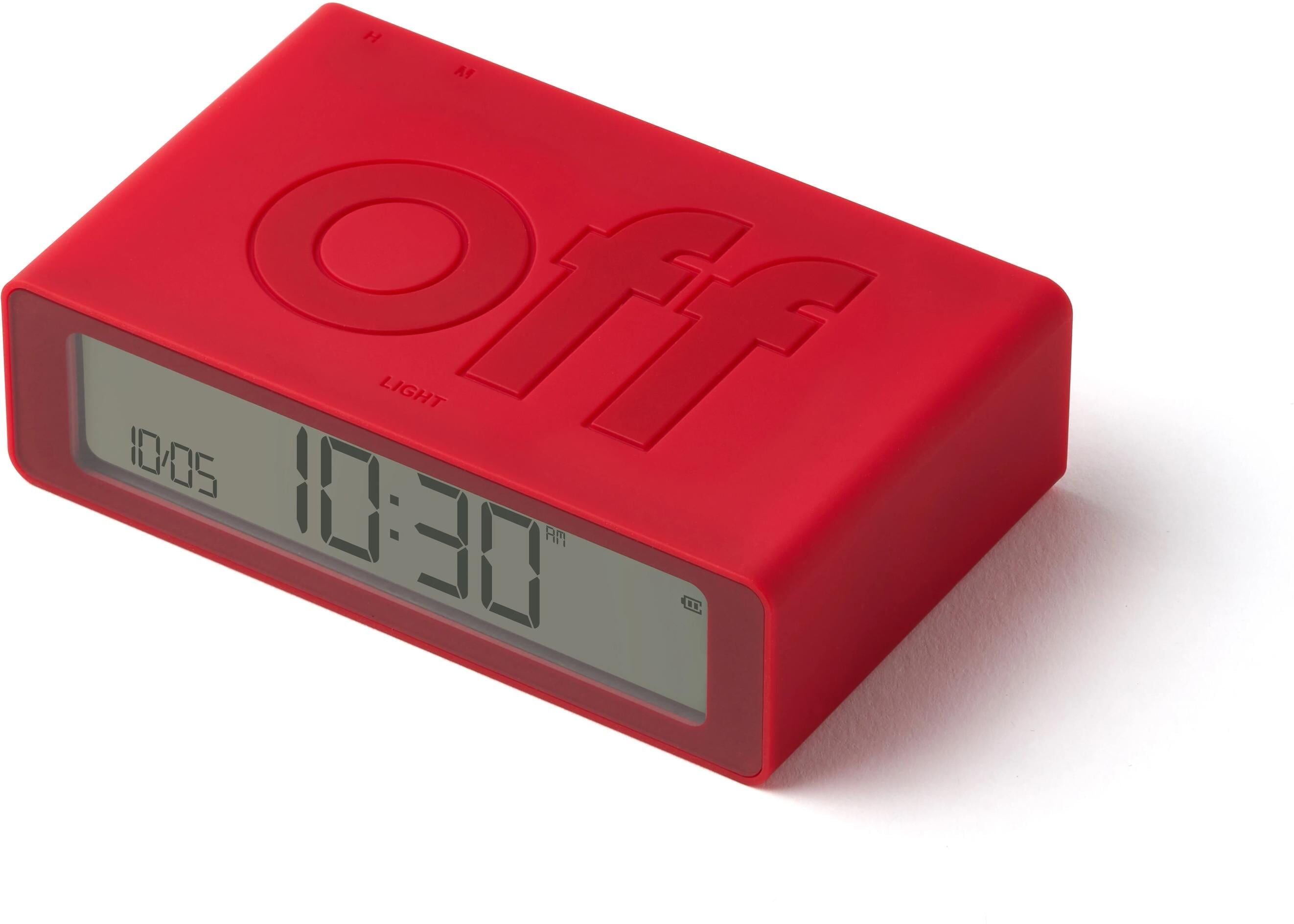 Wecker LEXON "Flip Mini", rot, Wecker, Wecker rot Einheitsgröße