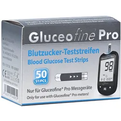 Gluceofine Pro Blutzucker-teststreifen 50 St