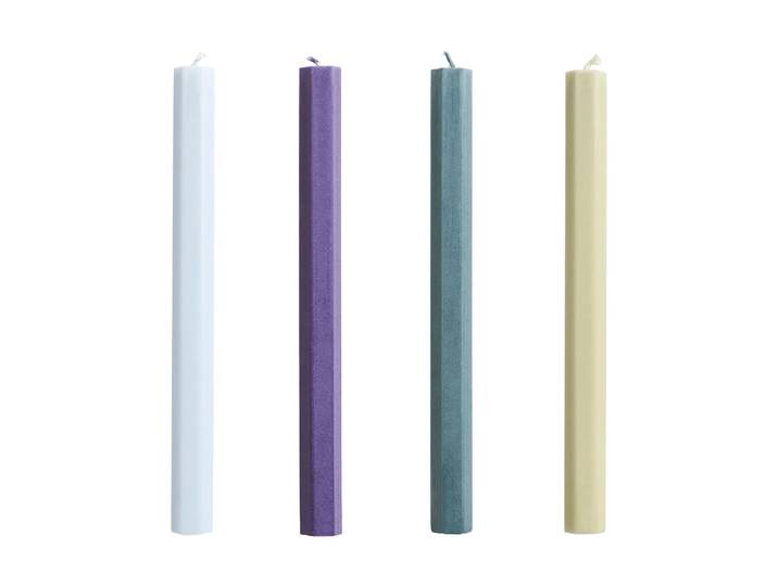 HAY Bougies Hexagon Candle mix lot de 4 Meadow