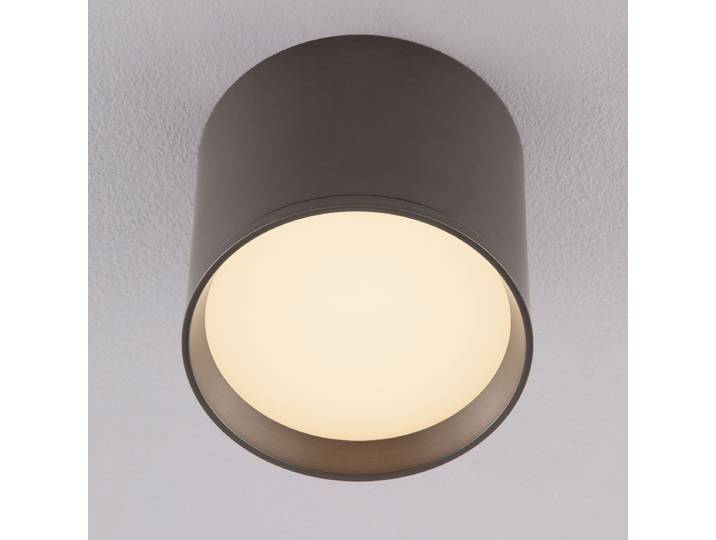 Plafonnier Ziaza Ø 10cm Argenté/Argenté Matériau : Métal, Matière plastique Surface en métal : Laqué Type de matière synthétique : Verre