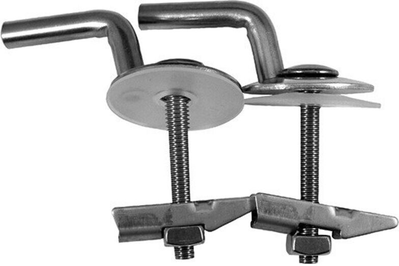 Duravit Scharnier-Set f Sitz ohne Absenkautomatik, Edelstahl (0061751000)
