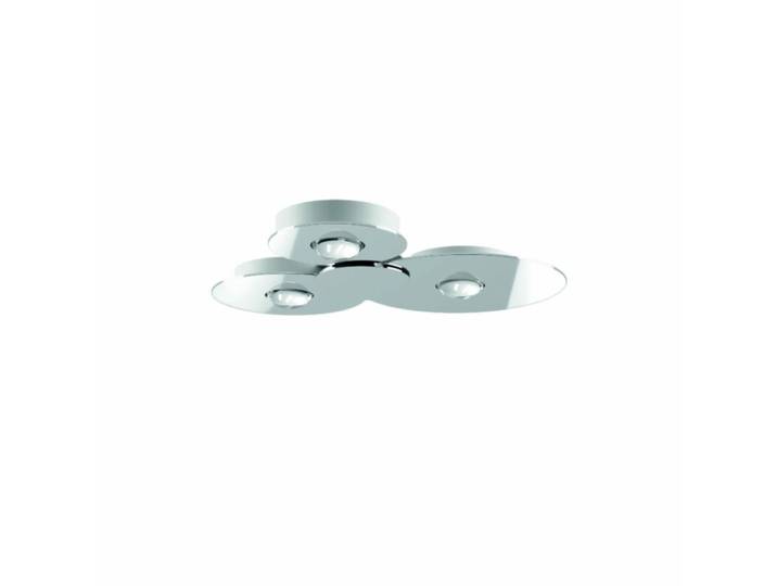 Lodes Deckenleuchte Bugia Triple - Chrom (Chrome) , 2700 Design,