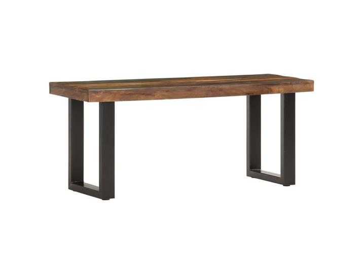 vidaXL Sitzbank 110 cm Altholz und Stahl