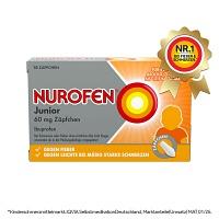NUROFEN Junior 60 mg Ibuprofen Zäpfchen bei Fieber & Schmerzen 10 St