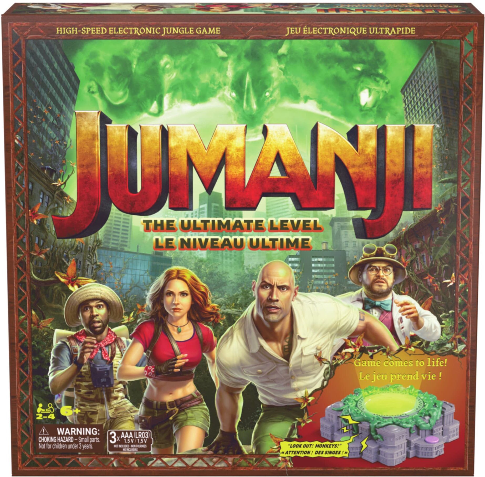 Jumanji: The Ultimate Level Electronic Board Game for 2-6 Players by Spin Master