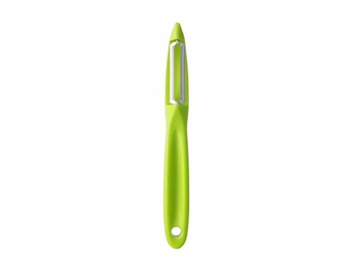 HENDI Dunschiller, gekarteld lemmet, voor fruit en groenten, aardappelschiller, aardappelschilmes, groenteschiller, lengte lemmet: 50mm, (L)172x(H)20mm, roestvast staal, polypropyleen, groen