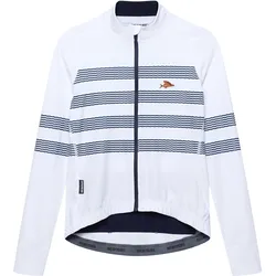 Café du Cycliste, Damen, Velotrikot, Charlie LS (XS), Weiss, XS
