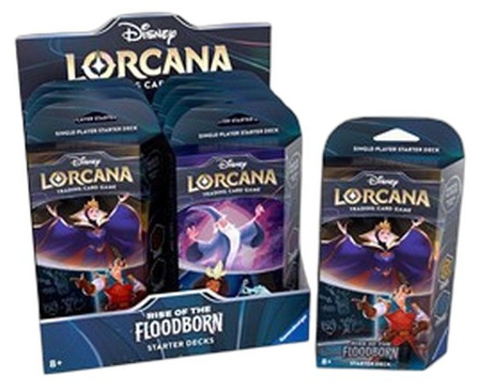 Ravensburger Lorcana Rise of the Floodborn Starter Deck Display
