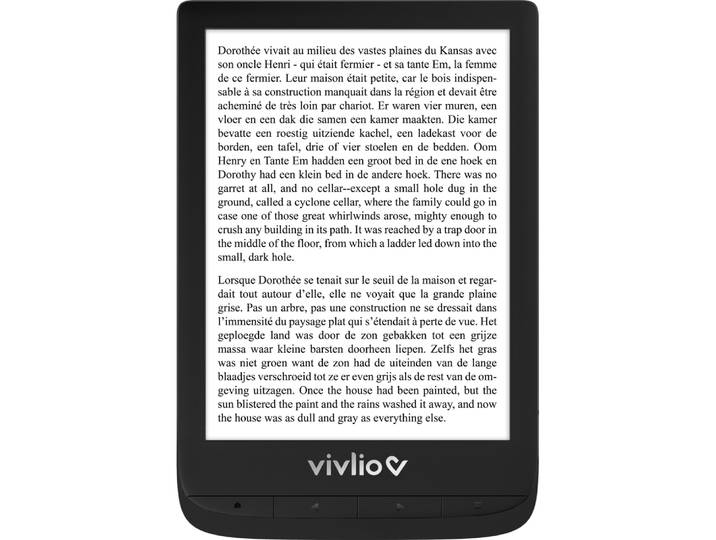 Liseuse ebook Vivlio Touch Lux 5 Noire